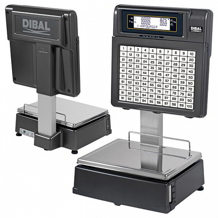 Торговые весы с печатью этикеток Dibal M525D ALPHA